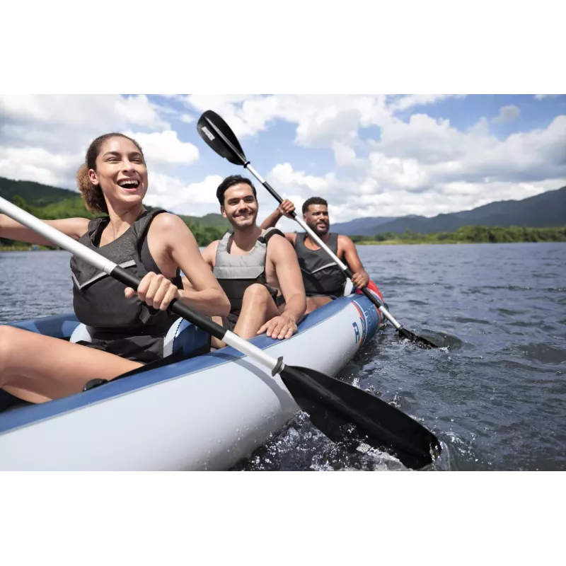 Bestway Hydro Force Rapid X3 Conjunto de caiaque insuflável para 3 pessoas 3,81 m