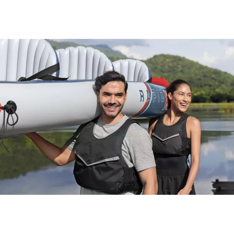 Bestway Hydro Force Rapid X3 Conjunto de caiaque insuflável para 3 pessoas 3,81 m