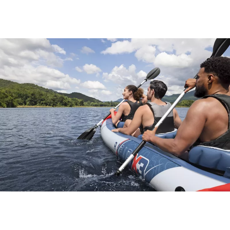 Bestway Hydro Force Rapid X3 Conjunto de caiaque insuflável para 3 pessoas 3,81 m