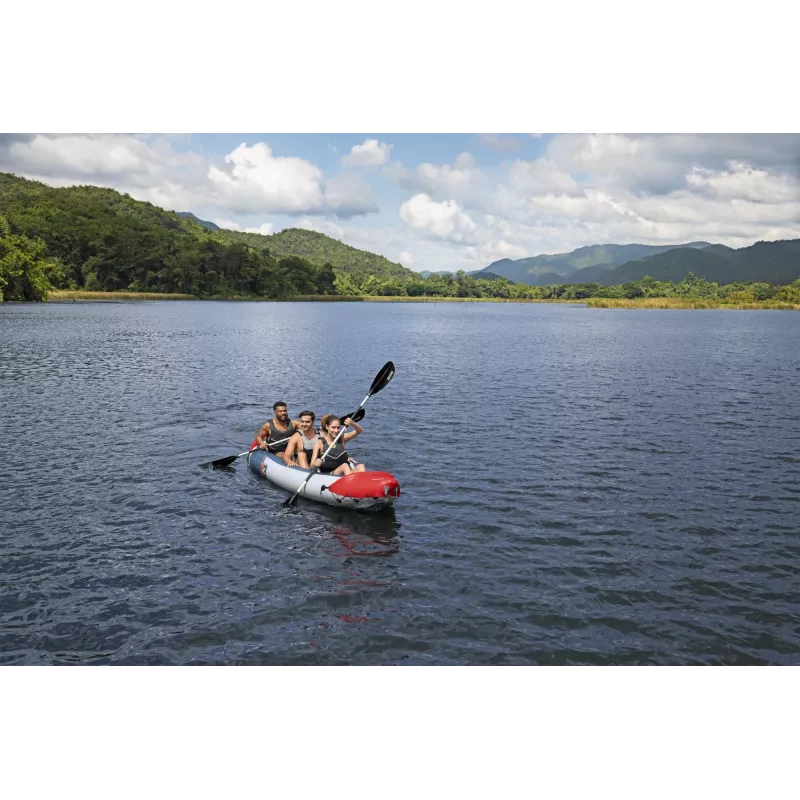 Bestway Hydro Force Rapid X3 Conjunto de caiaque insuflável para 3 pessoas 3,81 m