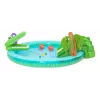 Bestway Crocodile Cove Centro de brincadeira aquática e piscina insuflável para crianças 2,24 m x 1,81 m x 72 cm