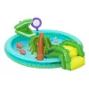 Bestway Crocodile Cove Centro de brincadeira aquática e piscina insuflável para crianças 2,24 m x 1,81 m x 72 cm