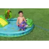 Bestway Crocodile Cove Centro de brincadeira aquática e piscina insuflável para crianças 2,24 m x 1,81 m x 72 cm