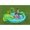 Bestway Crocodile Cove Centro de brincadeira aquática e piscina insuflável para crianças 2,24 m x 1,81 m x 72 cm