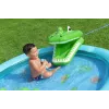 Bestway Crocodile Cove Centro de brincadeira aquática e piscina insuflável para crianças 2,24 m x 1,81 m x 72 cm