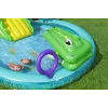 Bestway Crocodile Cove Centro de brincadeira aquática e piscina insuflável para crianças 2,24 m x 1,81 m x 72 cm