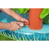 Bestway Crocodile Cove Centro de brincadeira aquática e piscina insuflável para crianças 2,24 m x 1,81 m x 72 cm