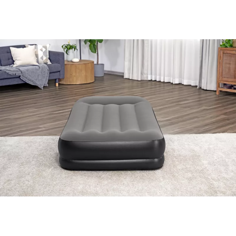 Bestway Tritech Colchão de ar Twin com bomba USB integrada 1,91 m x 97 cm x 36 cm