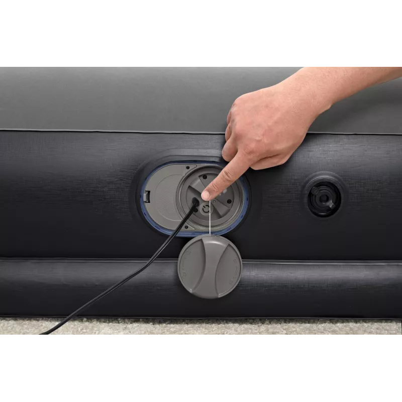 Bestway Tritech Colchão de ar Twin com bomba USB integrada 1,91 m x 97 cm x 36 cm