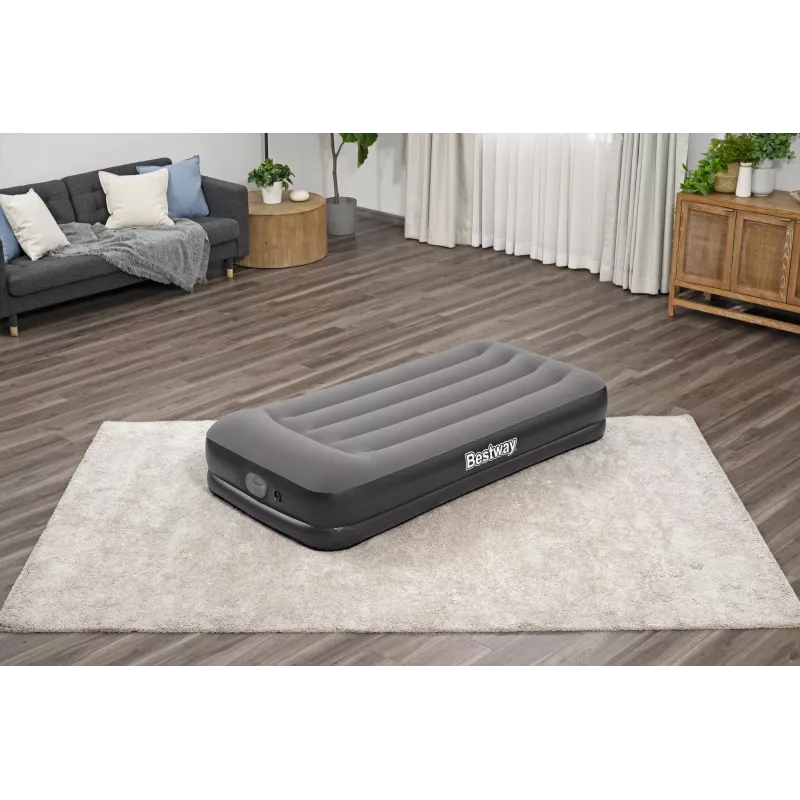 Bestway Tritech Colchão de ar Twin com bomba USB integrada 1,91 m x 97 cm x 36 cm