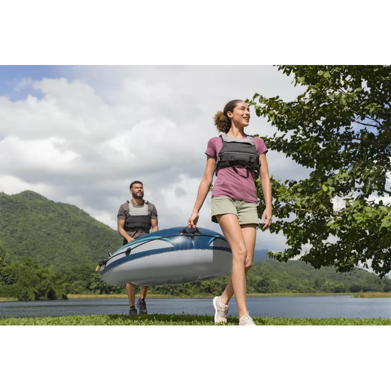 Bestway Hydro Force Trek X2 Conjunto de jangada insuflável para 2 pessoas 2,32 m