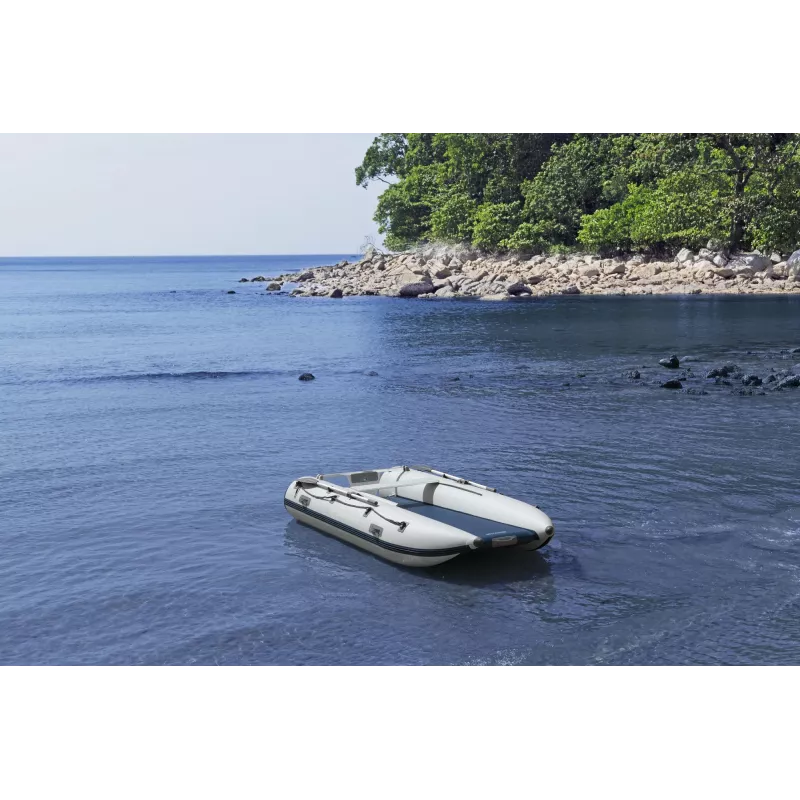 Bestway Hydro Force Beacon Elite Conjunto de barco desportivo insuflável para 5 pessoas 3,35 m