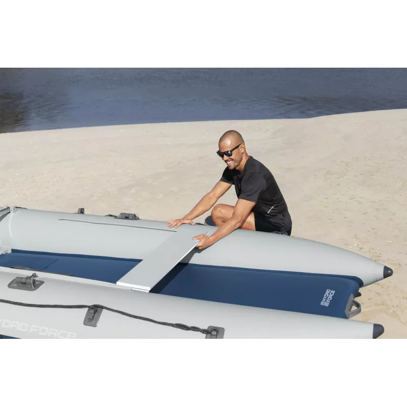 Bestway Hydro Force Beacon Elite Conjunto de barco desportivo insuflável para 5 pessoas 3,35 m