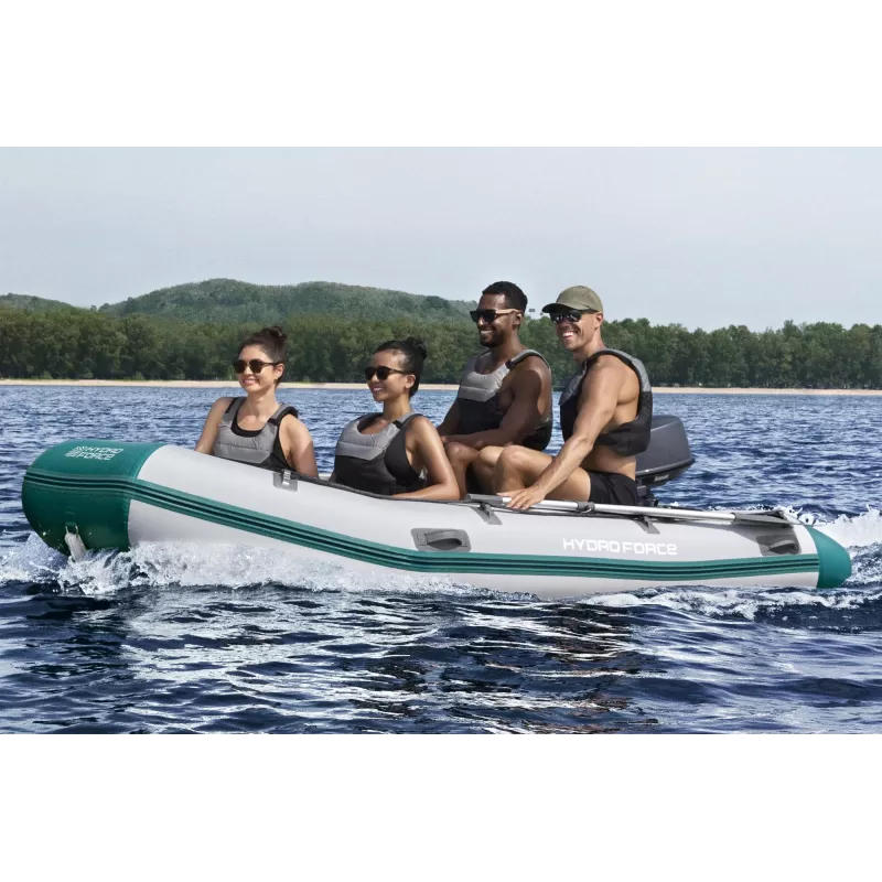 Bestway Hydro Force Mirovia Elite Conjunto de barco desportivo insuflável para 5 pessoas 3,30 m
