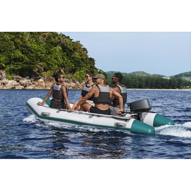 Bestway Hydro Force Mirovia Elite Conjunto de barco desportivo insuflável para 5 pessoas 3,30 m