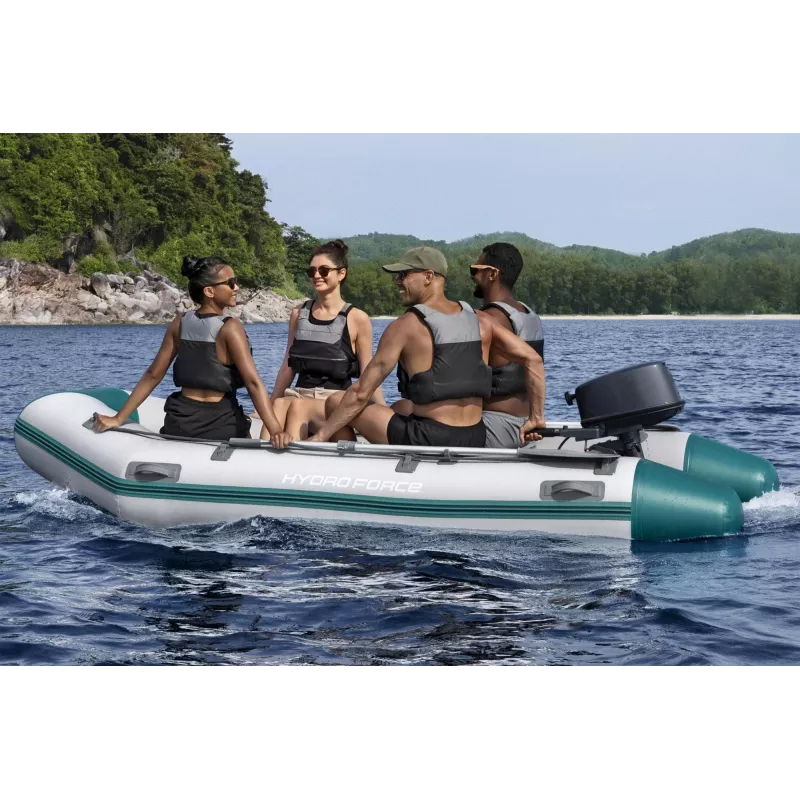 Bestway Hydro Force Mirovia Elite Conjunto de barco desportivo insuflável para 5 pessoas 3,30 m