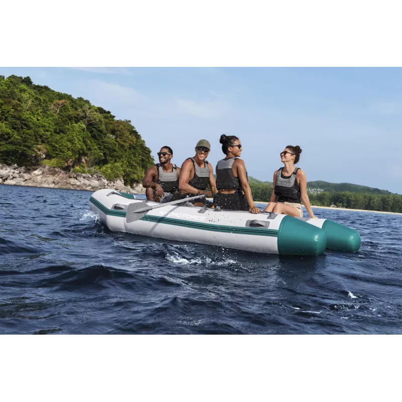 Bestway Hydro Force Mirovia Elite Conjunto de barco desportivo insuflável para 5 pessoas 3,30 m