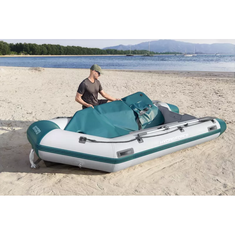 Bestway Hydro Force Mirovia Elite Conjunto de barco desportivo insuflável para 5 pessoas 3,30 m