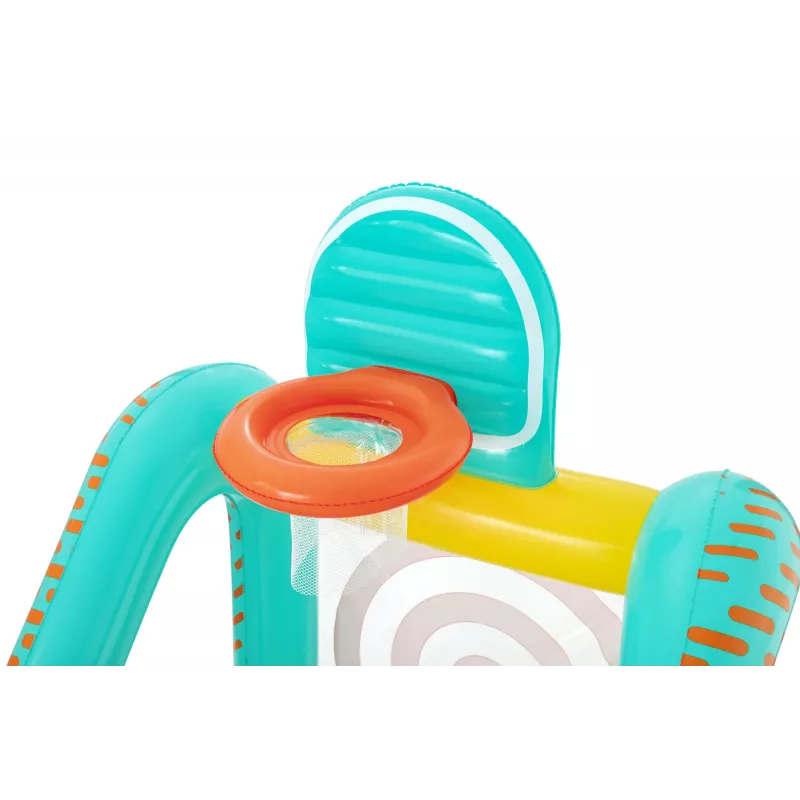Bestway Perfect Aim Jogo de jardim insuflável 3 em 1, Centro de brincadeira insuflável, 5 ano(s), Policloreto de vinilo (PVC), Multicolor