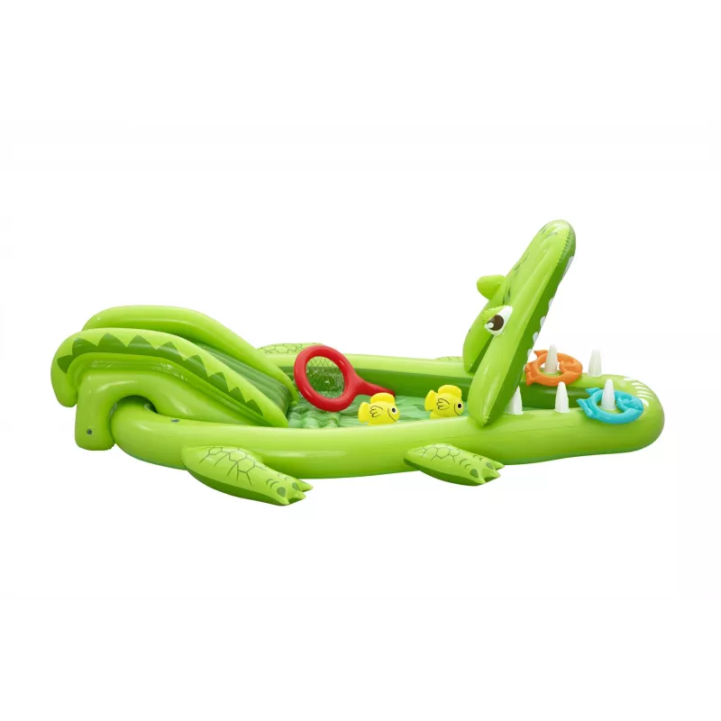 Bestway Later Gator Parque aquático e piscina insuflável para crianças 2,34 m x 1,63 m x 87 cm