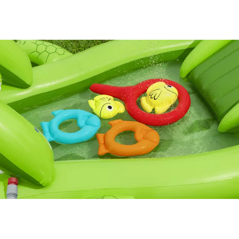 Bestway Later Gator Parque aquático e piscina insuflável para crianças 2,34 m x 1,63 m x 87 cm