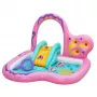 Bestway Butterfly Wonder Centro de brincadeira aquática e piscina insuflável para crianças 1,80 m x 1,80 m x 1,17 m