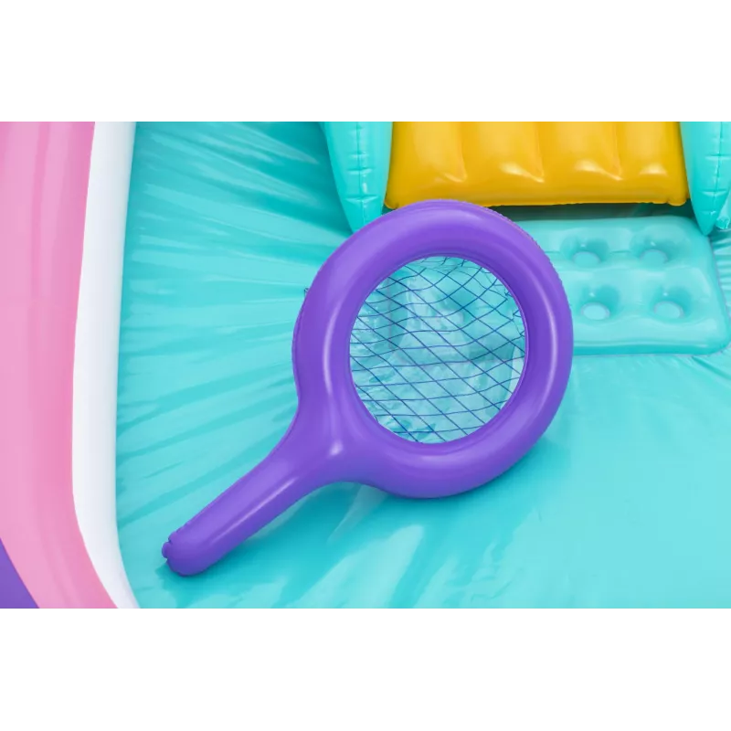 Bestway Butterfly Wonder Centro de brincadeira aquática e piscina insuflável para crianças 1,80 m x 1,80 m x 1,17 m