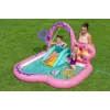 Bestway Butterfly Wonder Centro de brincadeira aquática e piscina insuflável para crianças 1,80 m x 1,80 m x 1,17 m