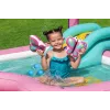 Bestway Butterfly Wonder Centro de brincadeira aquática e piscina insuflável para crianças 1,80 m x 1,80 m x 1,17 m