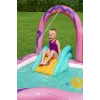Bestway Butterfly Wonder Centro de brincadeira aquática e piscina insuflável para crianças 1,80 m x 1,80 m x 1,17 m