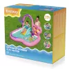 Bestway Butterfly Wonder Centro de brincadeira aquática e piscina insuflável para crianças 1,80 m x 1,80 m x 1,17 m
