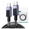 Ugreen 45068 Cabo USB 2 m USB C 0,48 Gbit/s 240 W Preto, Cinzento