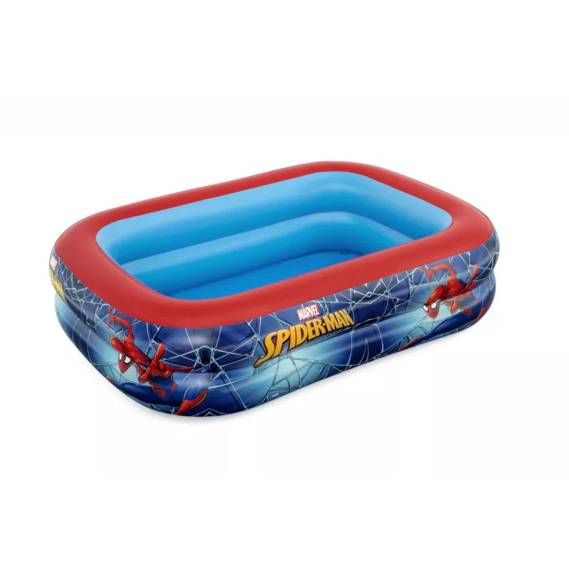 Bestway Piscina de brincar, Piscina insuflável, 450 L, Retangular, 6 ano(s), Spider-Man, Vinil