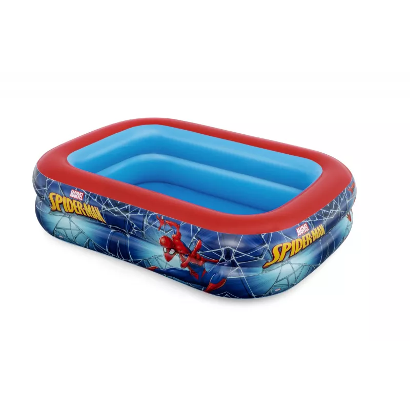 Bestway Piscina de brincar, Piscina insuflável, 450 L, Retangular, 6 ano(s), Spider-Man, Vinil