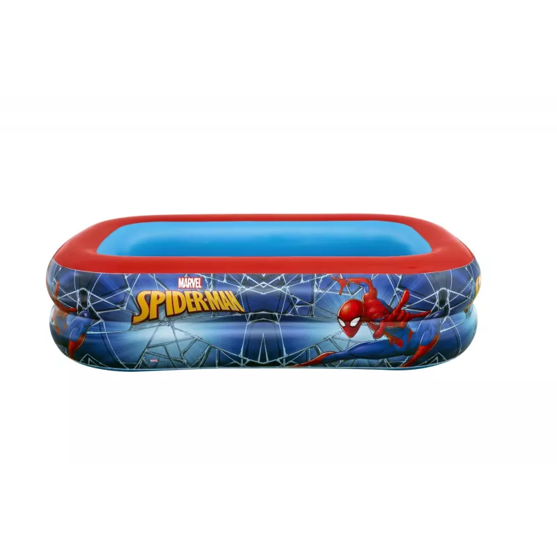 Bestway Piscina de brincar, Piscina insuflável, 450 L, Retangular, 6 ano(s), Spider-Man, Vinil