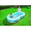 Bestway Piscina de brincar familiar insuflável 2,62 m x 1,57 m x 46 cm, Piscina insuflável, 544 L, Retangular, Vinil, Multicolor
