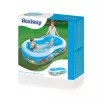 Bestway Piscina de brincar familiar insuflável 2,62 m x 1,57 m x 46 cm, Piscina insuflável, 544 L, Retangular, Vinil, Multicolor