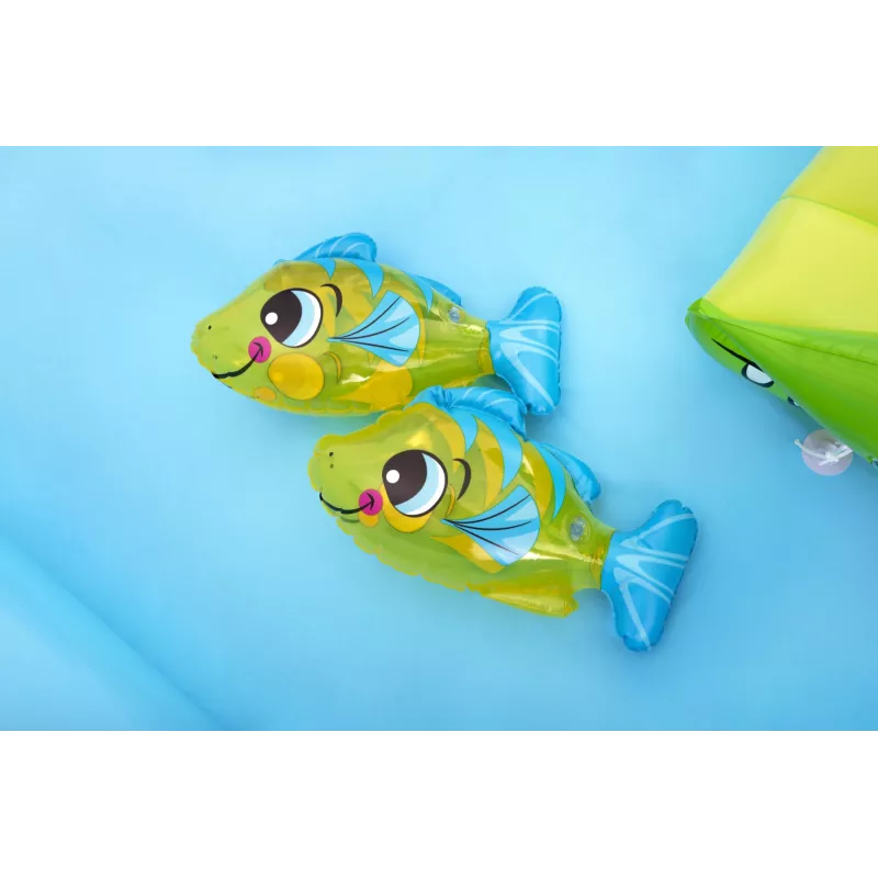 Bestway Play Center Fantastic Aquarium Piscina de brincar, piscina insuflável, 308 L, Forma de 8, 2 a., Vinil, multicolor