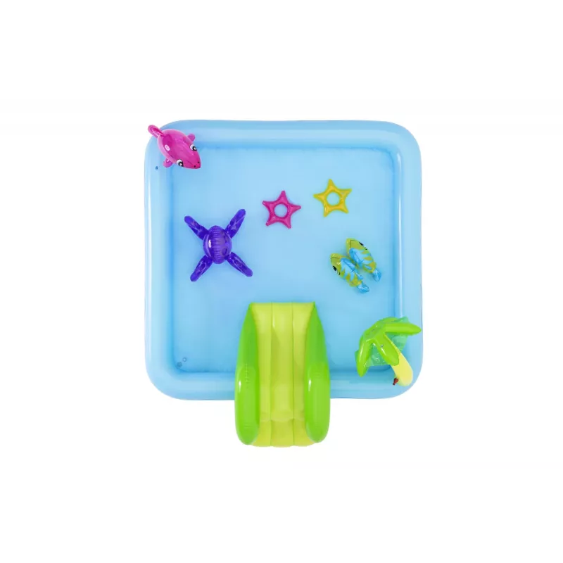 Bestway Play Center Fantastic Aquarium Piscina de brincar, piscina insuflável, 308 L, Forma de 8, 2 a., Vinil, multicolor