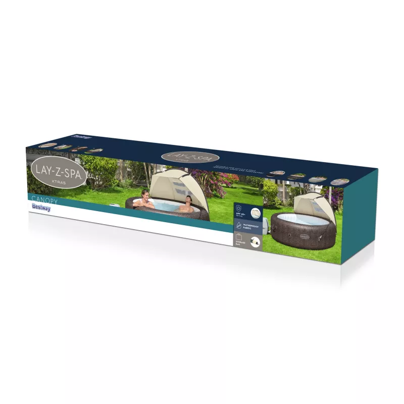 Bestway Lay-Z-Spa Cobertura 6' x 37 polegadas x 43 polegadas/1,83m x 94cm x 1,09m