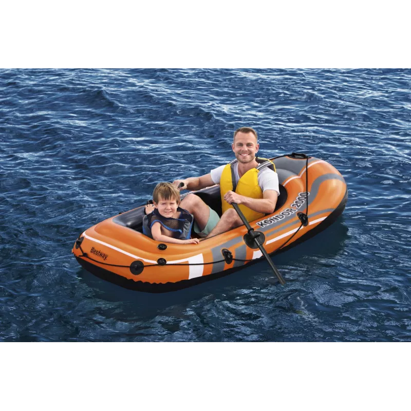 Bestway HYDRO-FORCE Barco insuflável - inclui remos e bomba de pé