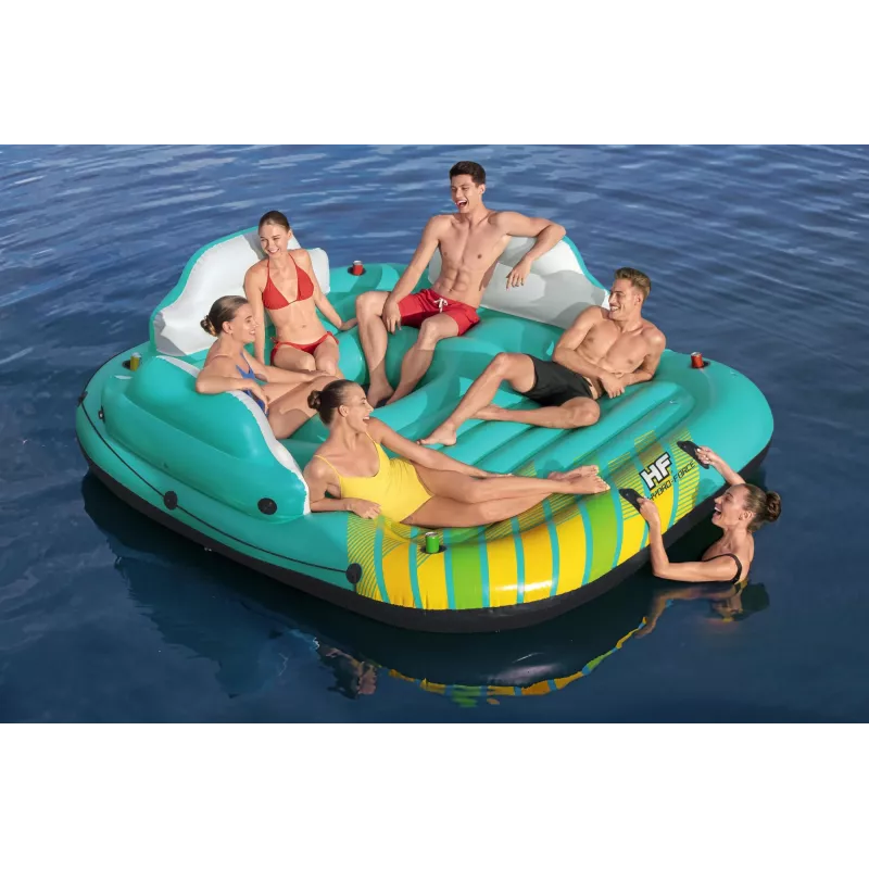Bestway Hydro-Force 9'10 inch x 9'/3,00 m x 2,75 m Ilha de descanso Sunny Lounge