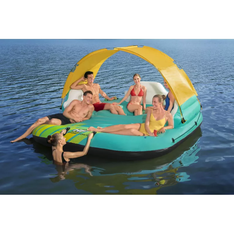 Bestway Hydro-Force 9'10 inch x 9'/3,00 m x 2,75 m Ilha de descanso Sunny Lounge