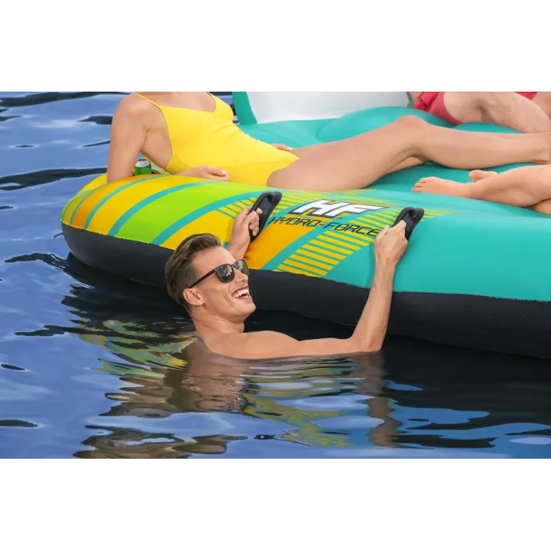 Bestway Hydro-Force 9'10 inch x 9'/3,00 m x 2,75 m Ilha de descanso Sunny Lounge