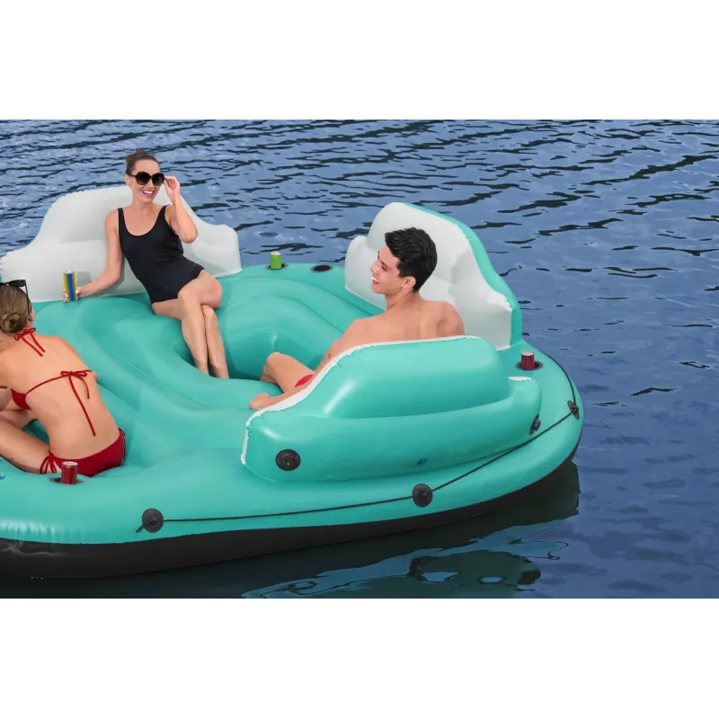 Bestway Hydro-Force 9'10 inch x 9'/3,00 m x 2,75 m Ilha de descanso Sunny Lounge