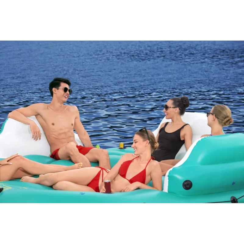 Bestway Hydro-Force 9'10 inch x 9'/3,00 m x 2,75 m Ilha de descanso Sunny Lounge