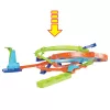 Hot Wheels Action Loop Cyclone Challenge Conjunto de pista com carro de brinquedo à escala 1:64, armazenamento fácil