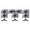 Multibrackets M Desktopmount Suporte simples / duplo / triplo com fixação de mesa