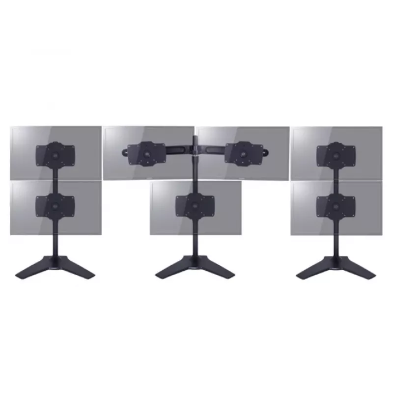 Multibrackets M Desktopmount Suporte simples / duplo / triplo com fixação de mesa