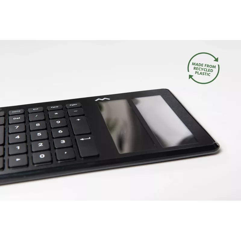 Mousetrapper Type Teclado QWERTY Nórdico USB-A + Bluetooth, tamanho completo (100%), com fios e sem fios, USB + Bluetooth, preto